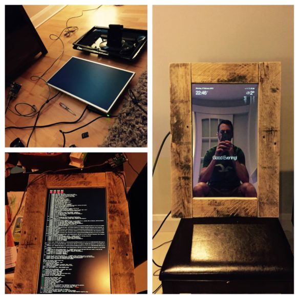 Two Way Mirror Film for SMart Mirror Build