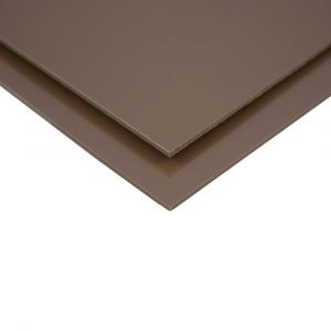 Taupe Brown Telbex Pressed PVC Sheet Wall Cladding