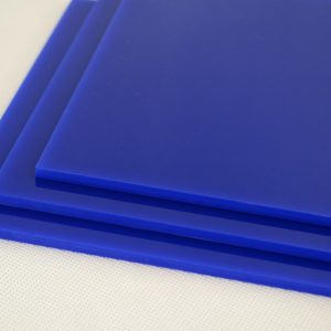 Blue Acrylic Kitchen Splashback (Gloss Finish)
