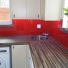 Red High Gloss Acrylic Kitchen Splashback