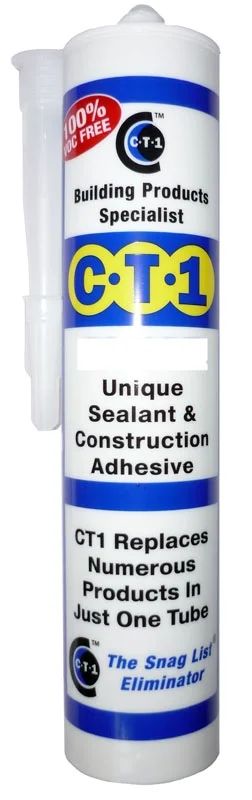 CT1 Sealant & Construction Adhesive - White - Image 2