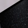 Black Perspex® Sparkle Acrylic Splashback