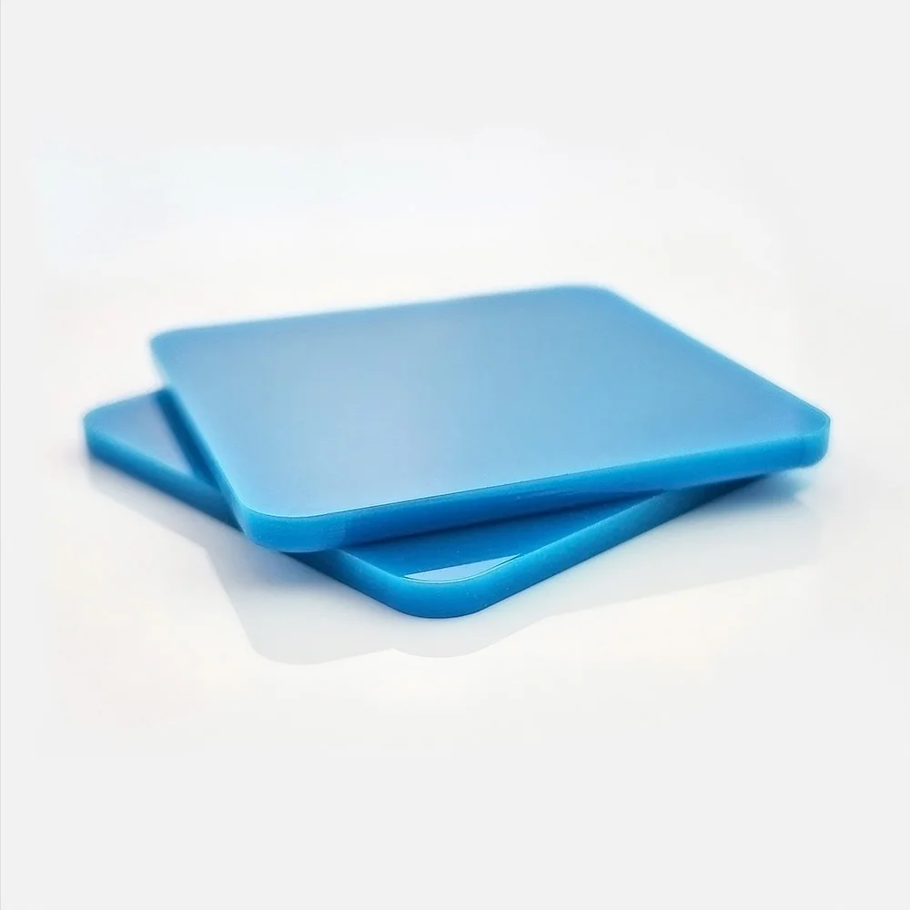 100% Recycled Light Blue Greencast Acrylic Sheet (Gloss Finish) 100% Recycled Light Blue Greencast Acrylic Sheet (Gloss Finish) - Image 2