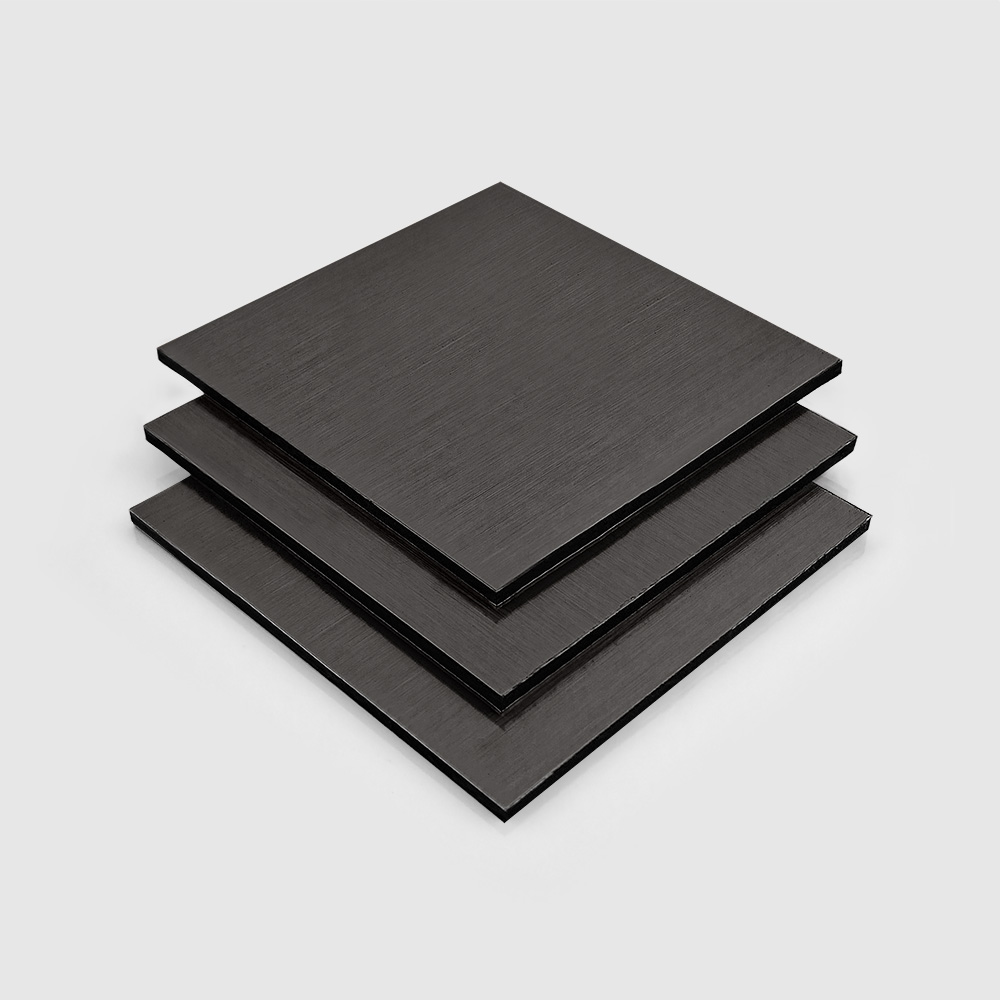 Brushed Rose Gold / Anthracite Dibond Aluminium Composite Panel Brushed Rose Gold / Anthracite Dibond Aluminium Composite Panel - Image 3