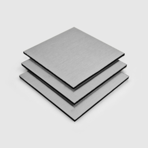 Brushed Silver Aluminium Composite Panel Cut To Size - 3mm