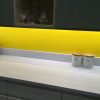 Yellow Acrylic Kitchen Splashback (Gloss Finish)