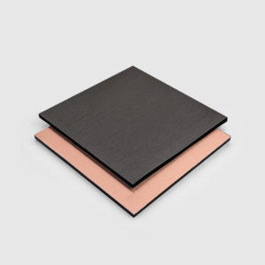 Brushed Rose Gold / Anthracite Dibond Aluminium Composite Panel