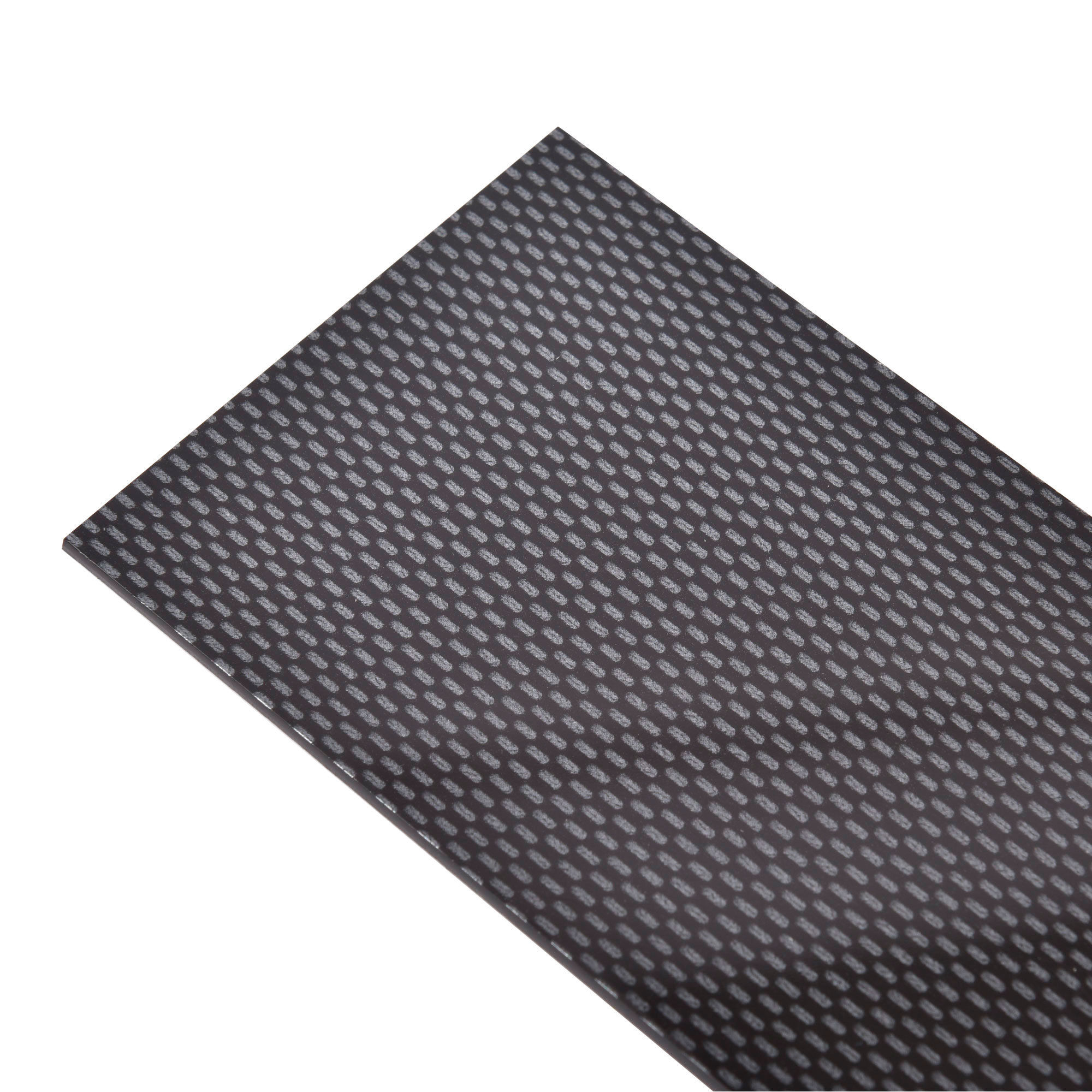 2" X 3" X 7" Black Color ABS Plastic Sheet Panel 