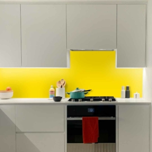 Yellow Acrylic Splashback (Gloss Finish) Yellow Acrylic Splashback (Gloss Finish)