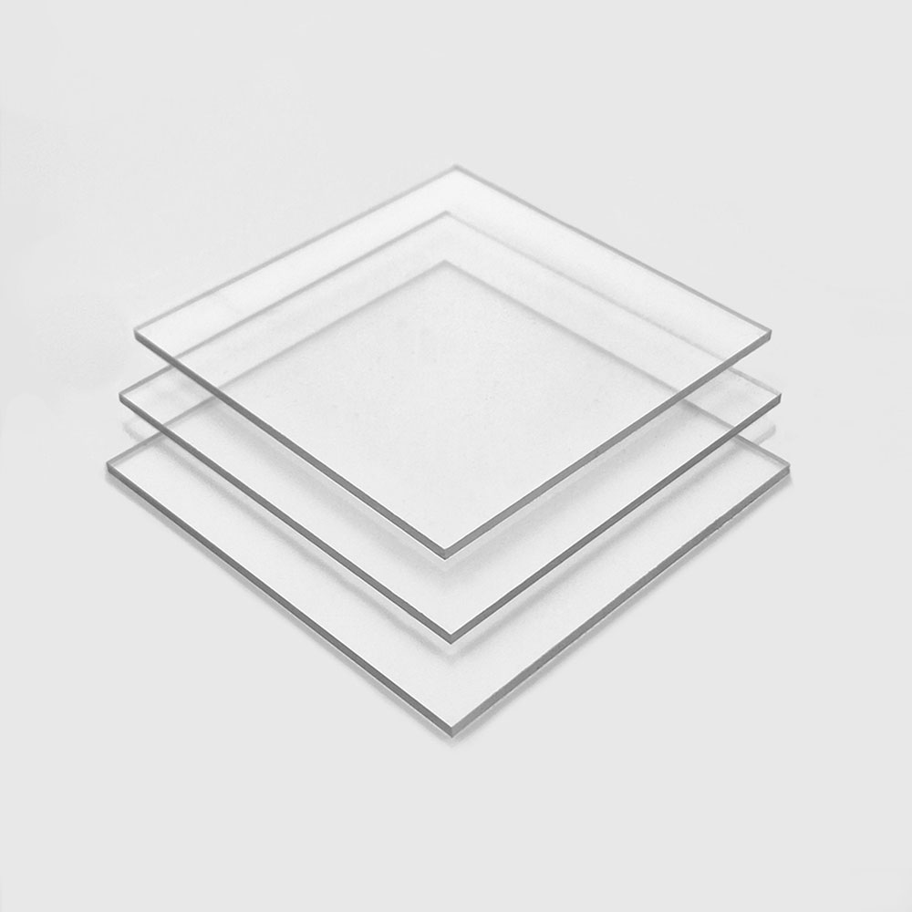 Silver Glitter Acrylic Plexiglass Sheet Opaque Plastic Square