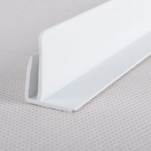 8ft White External Corner Edging for PVC Wall Cladding