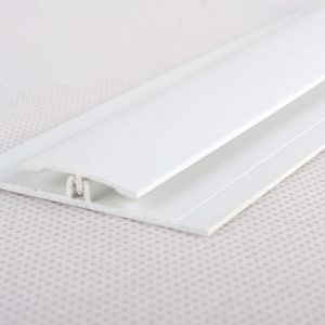 8ft White 2-Part Division Bar for Wall Cladding