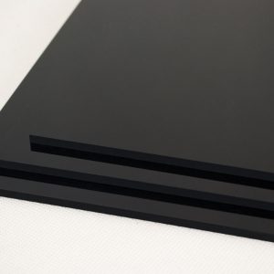 Black Extruded Perspex Acrylic Discs (Gloss Finish)