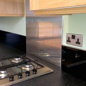 Black Acrylic Splashback (Gloss Finish)