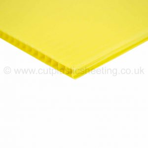 10 Sheets A1 Yellow fluted correx board for out door signage and display 