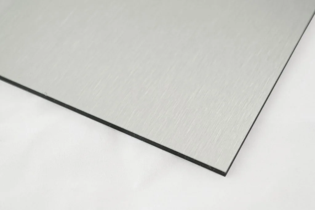 Brushed Aluminium (Silver Butler) Composite Splashback Brushed Aluminium (Silver Butler) Composite Splashback - Image 2
