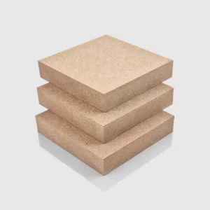 15mm Standard MDF 15mm thick MDF sheets stacked on top of each other, an orderly arrangement.