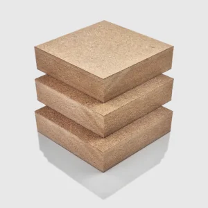 22mm thick MDF sheets stacked on top of each other, in an orderly arrangement.