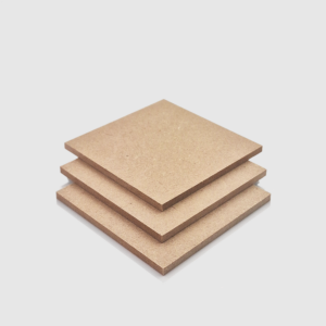 3mm Standard MDF 3mm thick MDF sheets stacked on top of each other, an orderly arrangement.