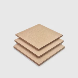 3mm Standard MDF 3mm thick MDF sheets stacked on top of each other, an orderly arrangement.