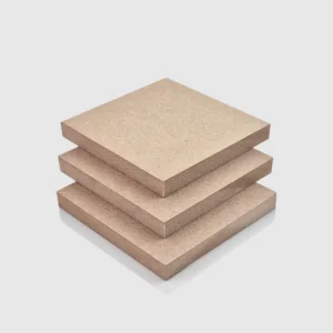 9mm thick MDF sheets stacked on top of each other, in an orderly arrangement.