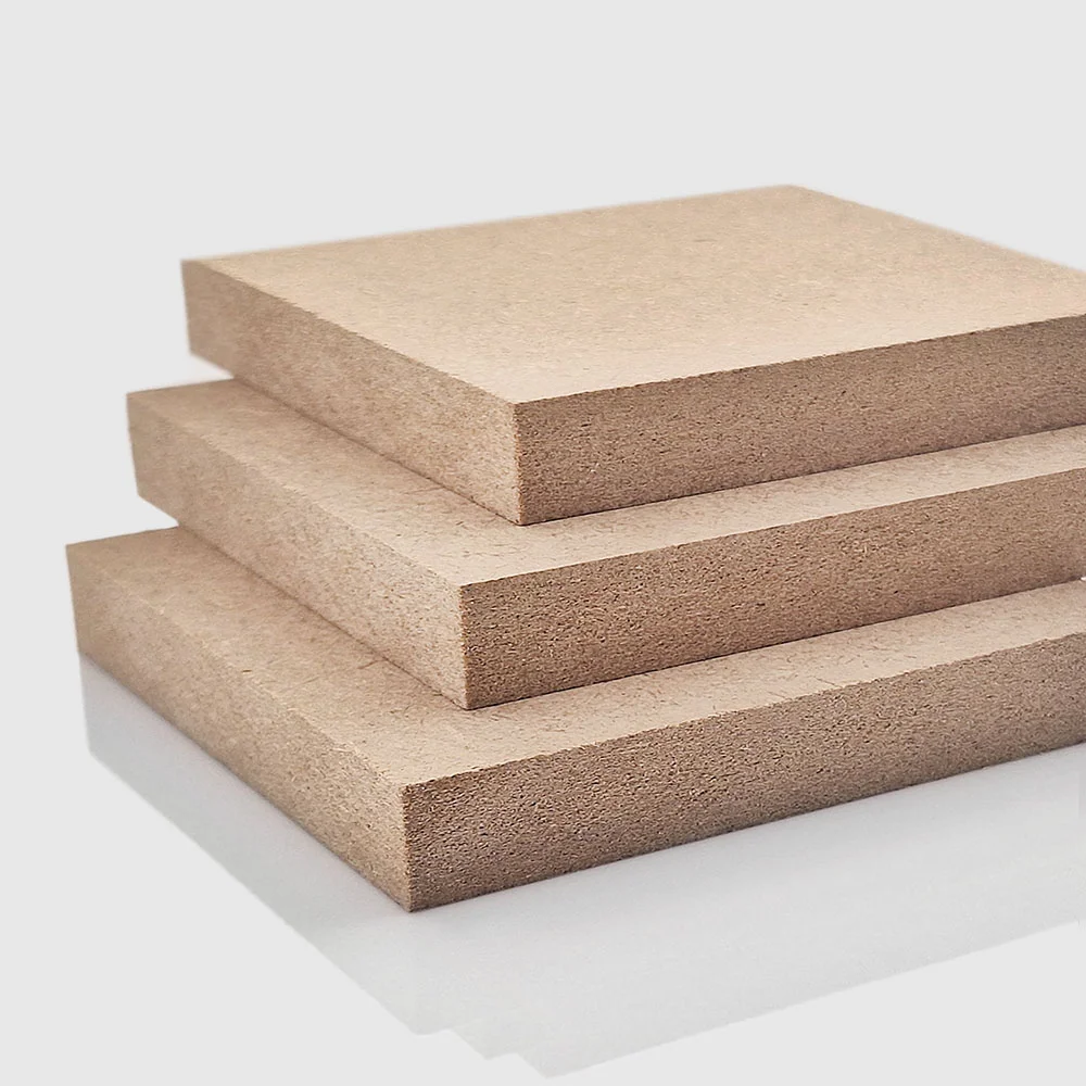 MDF Wall Panelling Strips 12mm thick MDF sheets stacked on top of each other, in an orderly arrangement.