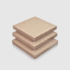 9mm thick MDF sheets stacked on top of each other, in an orderly arrangement.