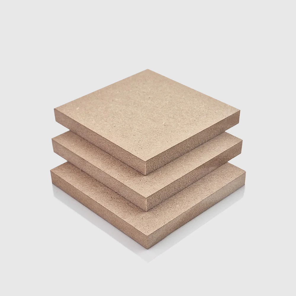MDF Wall Panelling Strips 9mm thick MDF sheets stacked on top of each other, in an orderly arrangement.