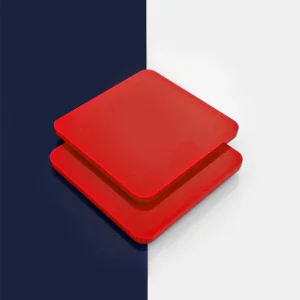 100% Recycled Red Greencast Acrylic Sheet (Gloss Finish) 100% Recycled Red Greencast Acrylic Sheet (Gloss Finish)