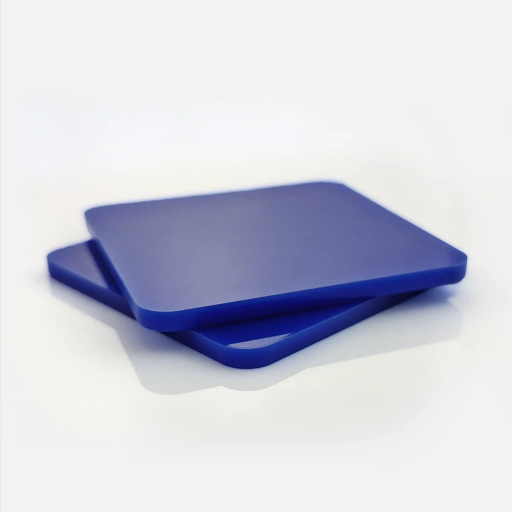 100% Recycled Deep Navy Blue Greencast Acrylic Sheet (Gloss Finish) 100% Recycled Deep Navy Blue Greencast Acrylic Sheet (Gloss Finish) - Image 3
