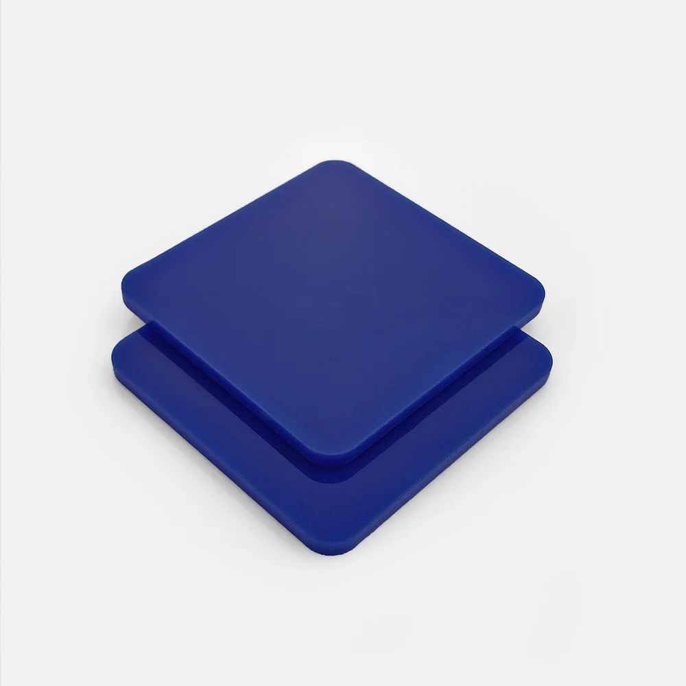 100% Recycled Deep Navy Blue Greencast Acrylic Sheet (Gloss Finish) 100% Recycled Deep Navy Blue Greencast Acrylic Sheet (Gloss Finish) - Image 2