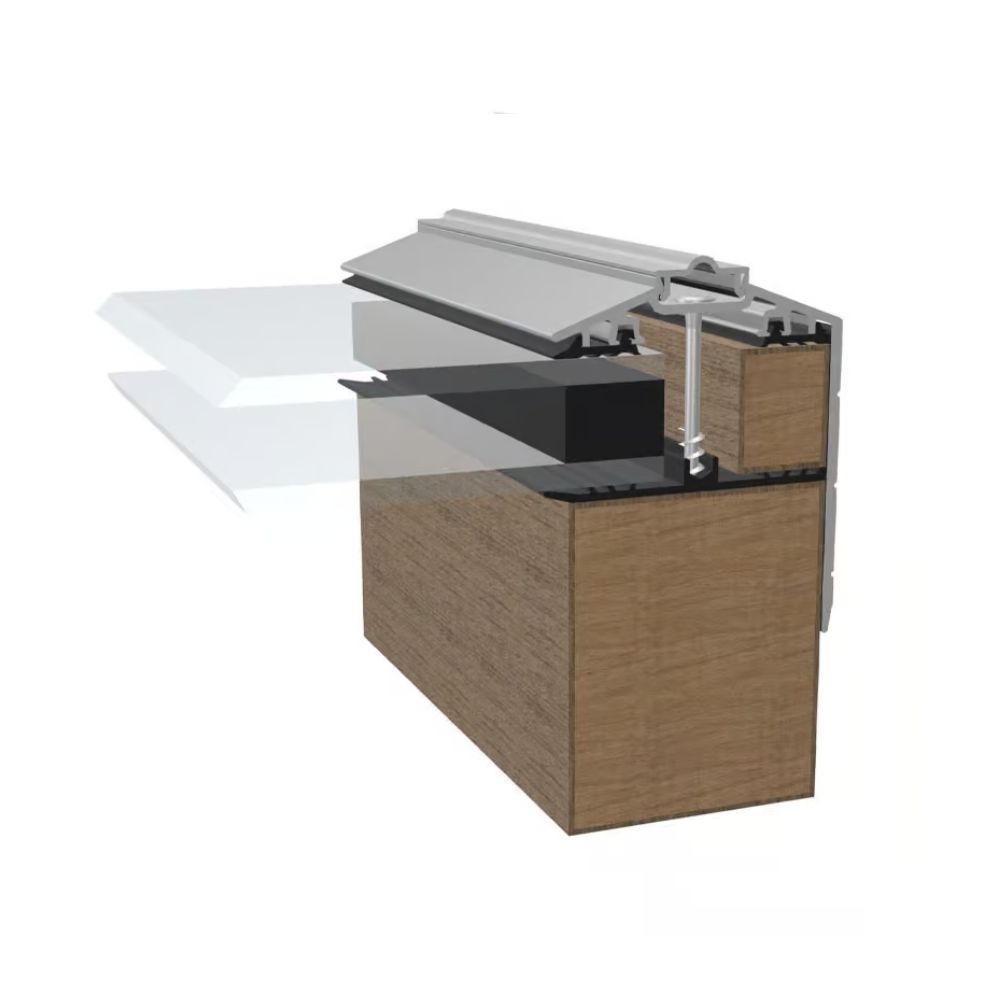 Screw Down 50mm Rafter Supported Glazing Bar For Gable End | 3000mm Screw Down 50mm Rafter Supported Glazing Bar For Gable End | 3000mm - Image 3